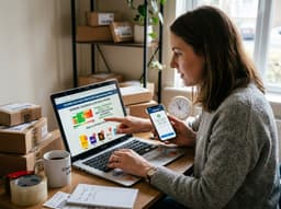 A courier holding packages, illustrating the best time to book courier services for discounts.